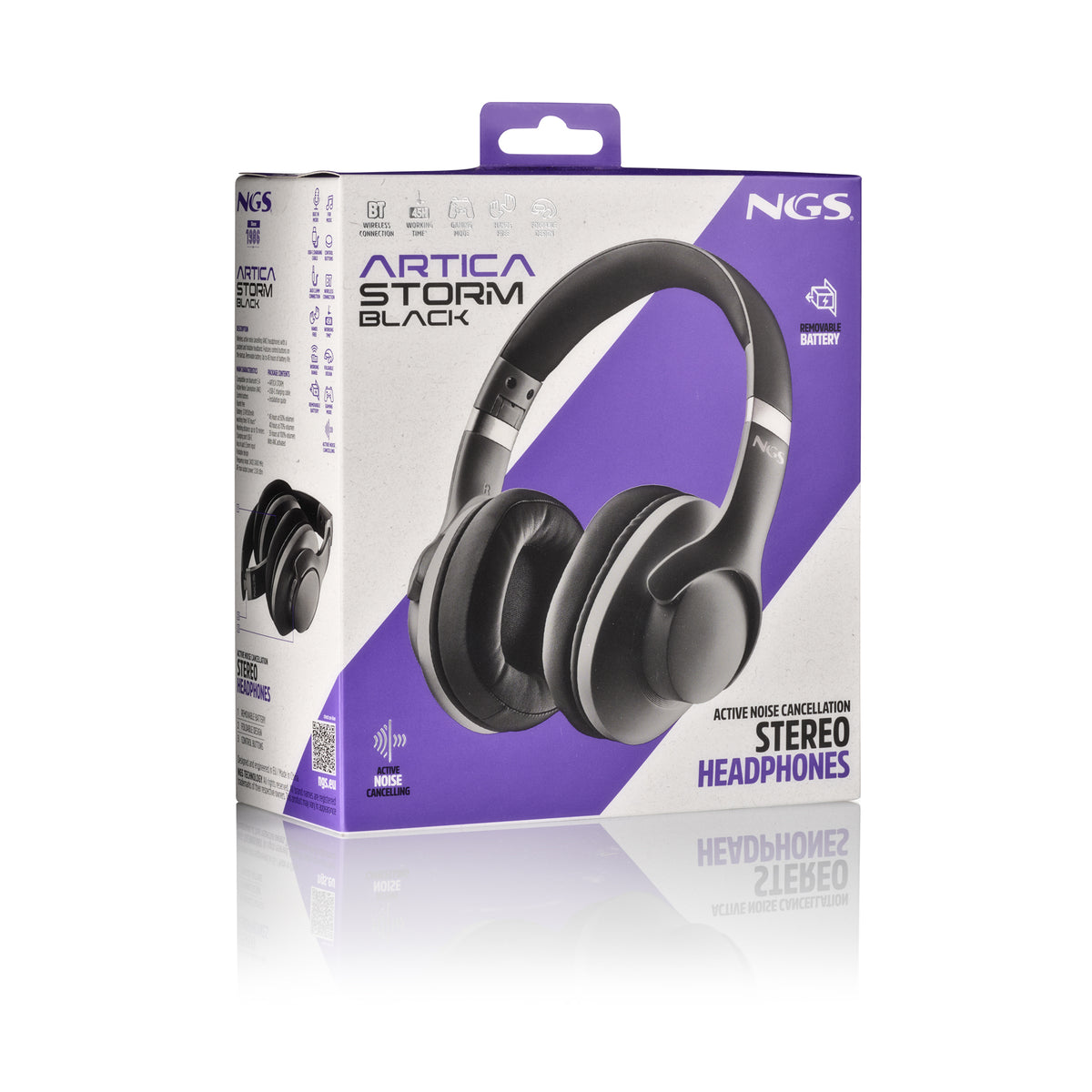 Auscultadores NGS AURICULAR INAL.BT CAN.RUIDO ARTICASTORM BLACK - imagem 7