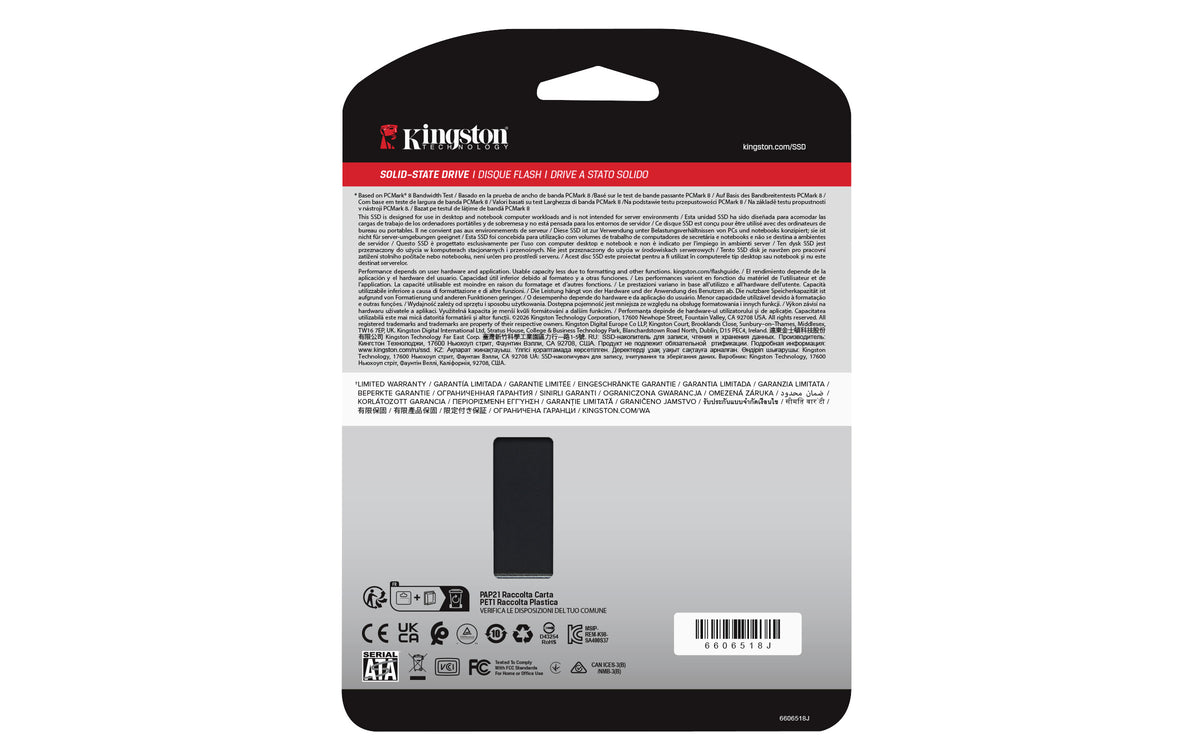 SSD Disco Kingston A400 480GB/ SATA III