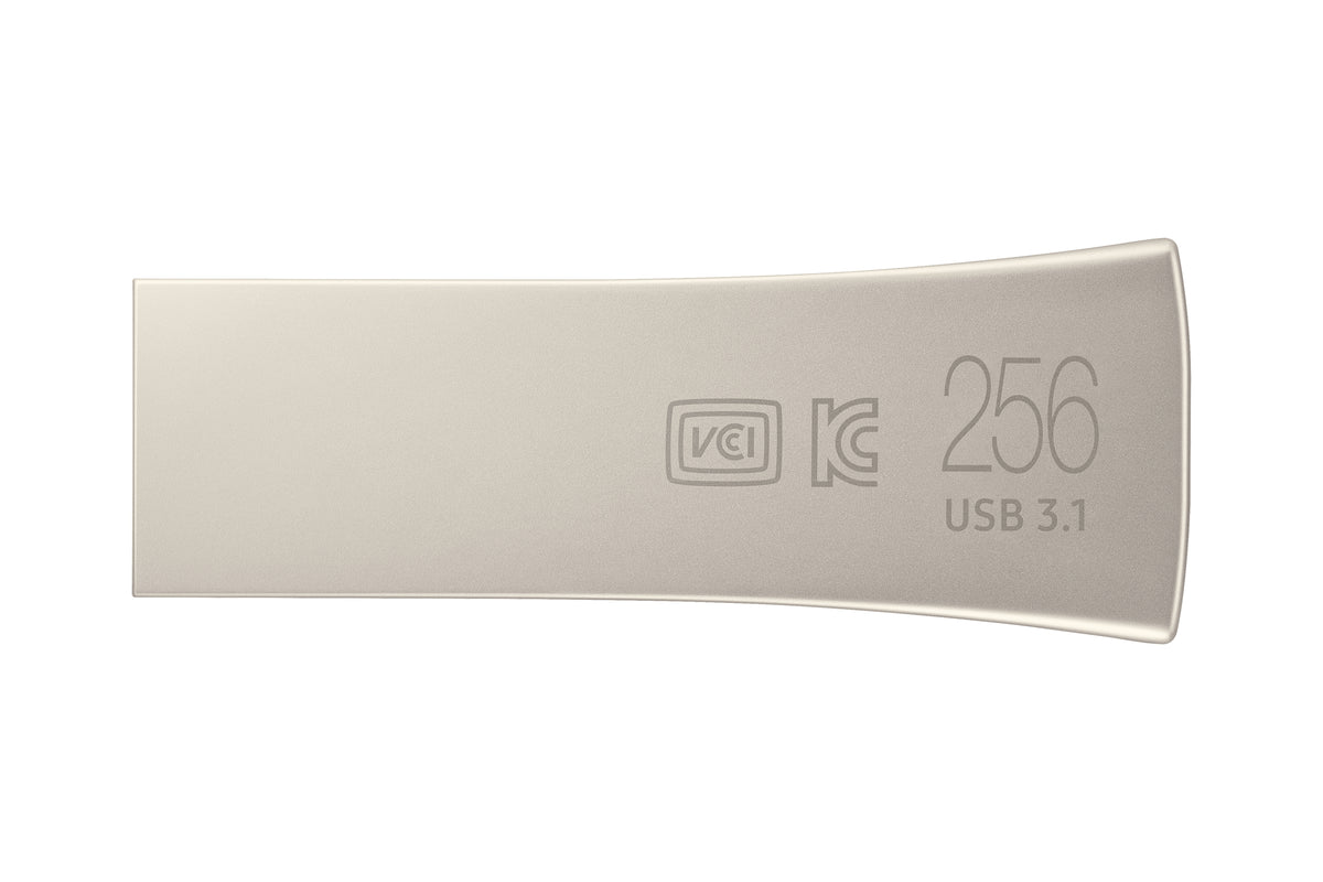 Pen USB Samsung Bar Plus 256GB USB 3.1 Champaign prateado - imagem 6