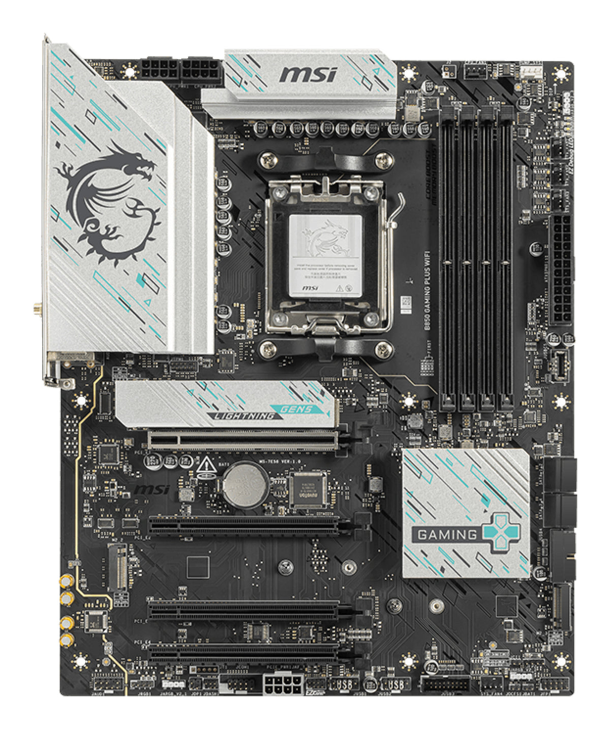 MSI Placa Base B850 de jogos PLUS WIFI DDR5 ATX AM5 - imagem 9