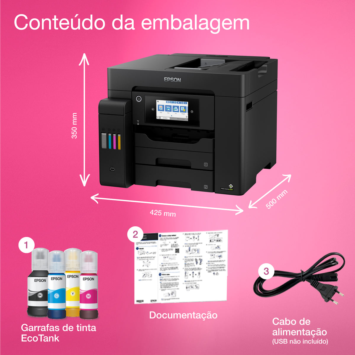 Impressora multifunções Epson Ecotank ET-5805 - imagem 3