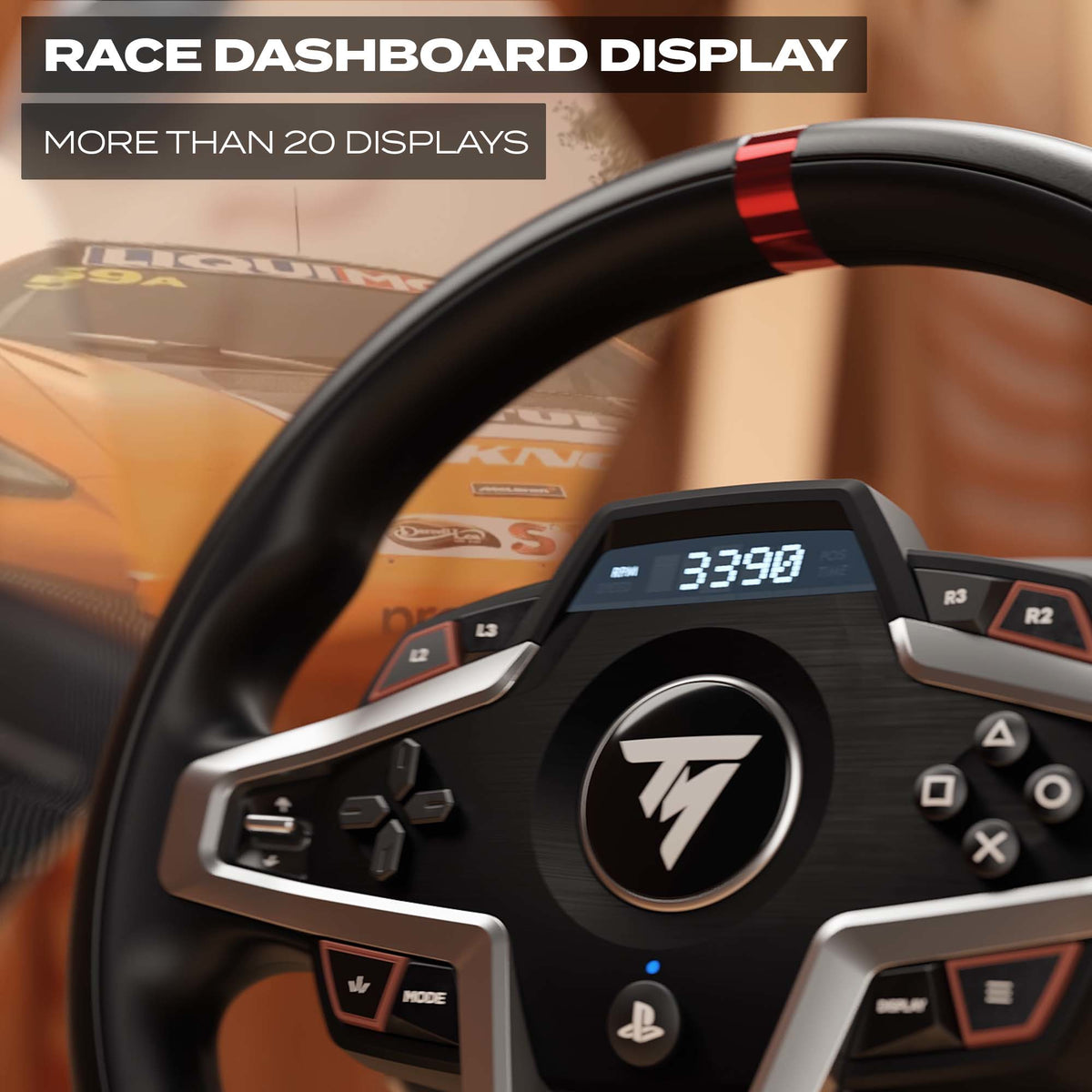 Volante de jogos Thrustmaster T-248, Playstation / 4160783 preto - imagem 18