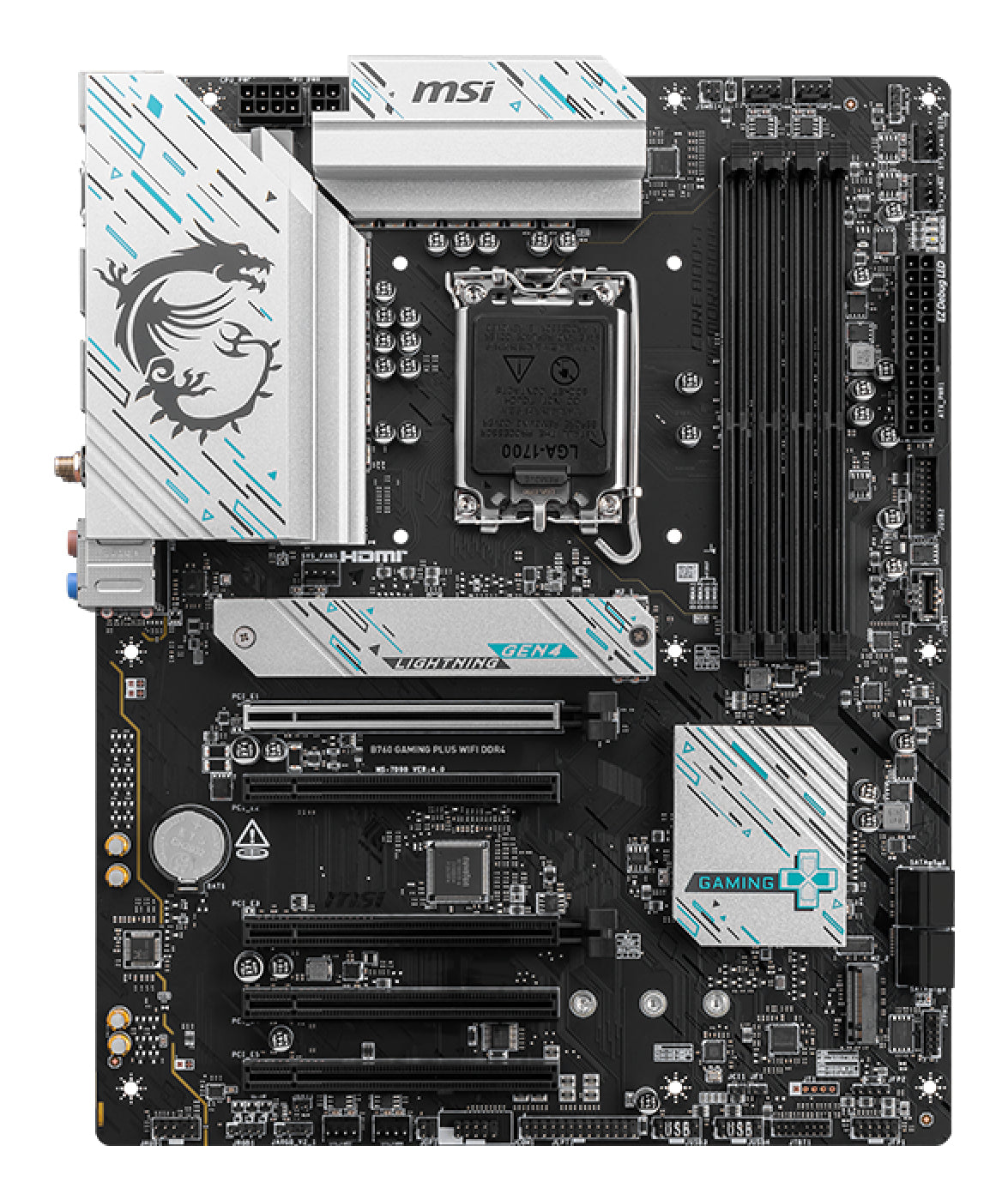 MSI Placa Base B760 de jogos PLUS WIFI DDR4 1700 - imagem 9