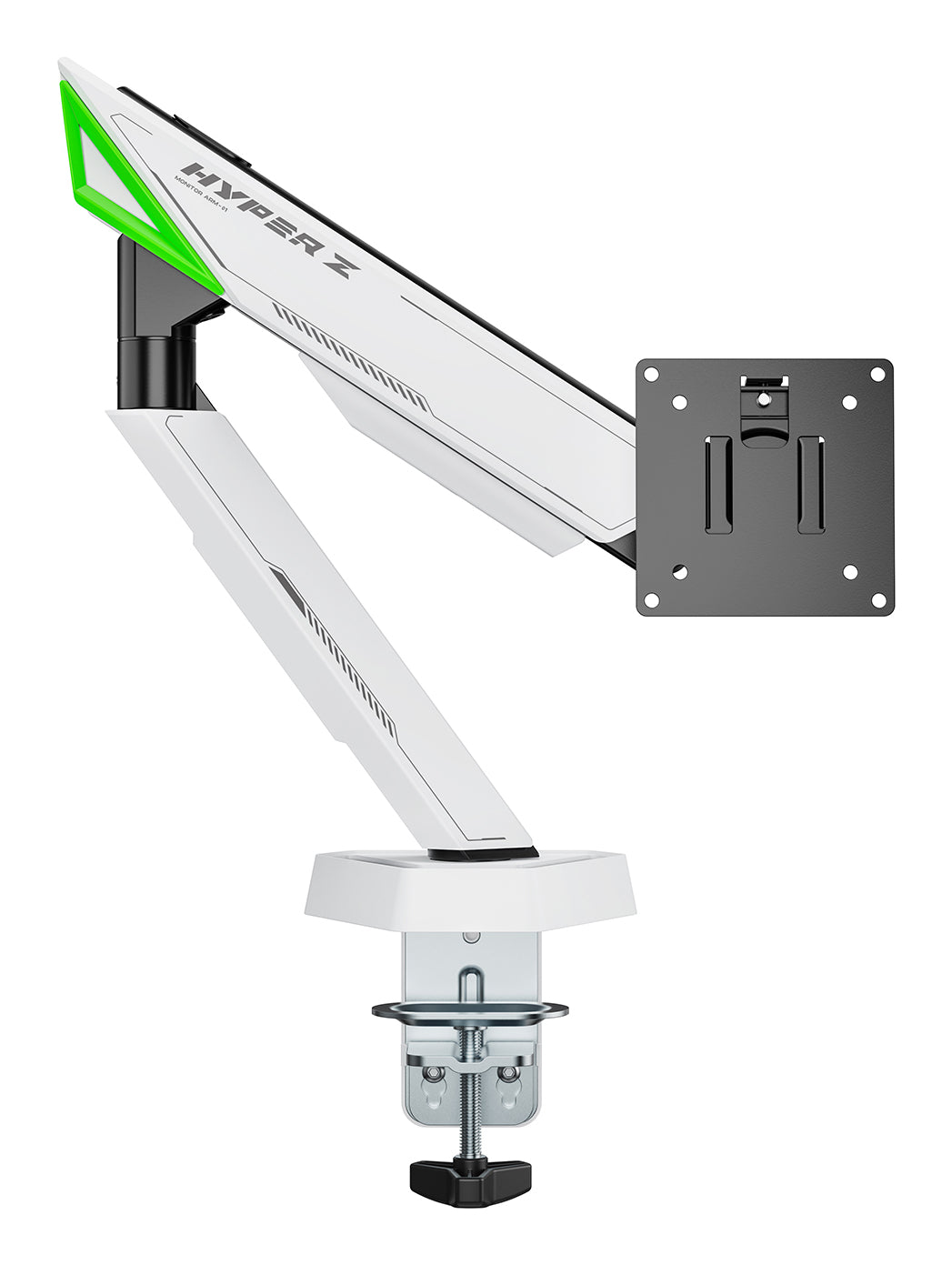Suporte para mesa de jogos com contrapeso para monitor Aisens DT49TSR-343/ Swivel/Tilt/Tie 16kg