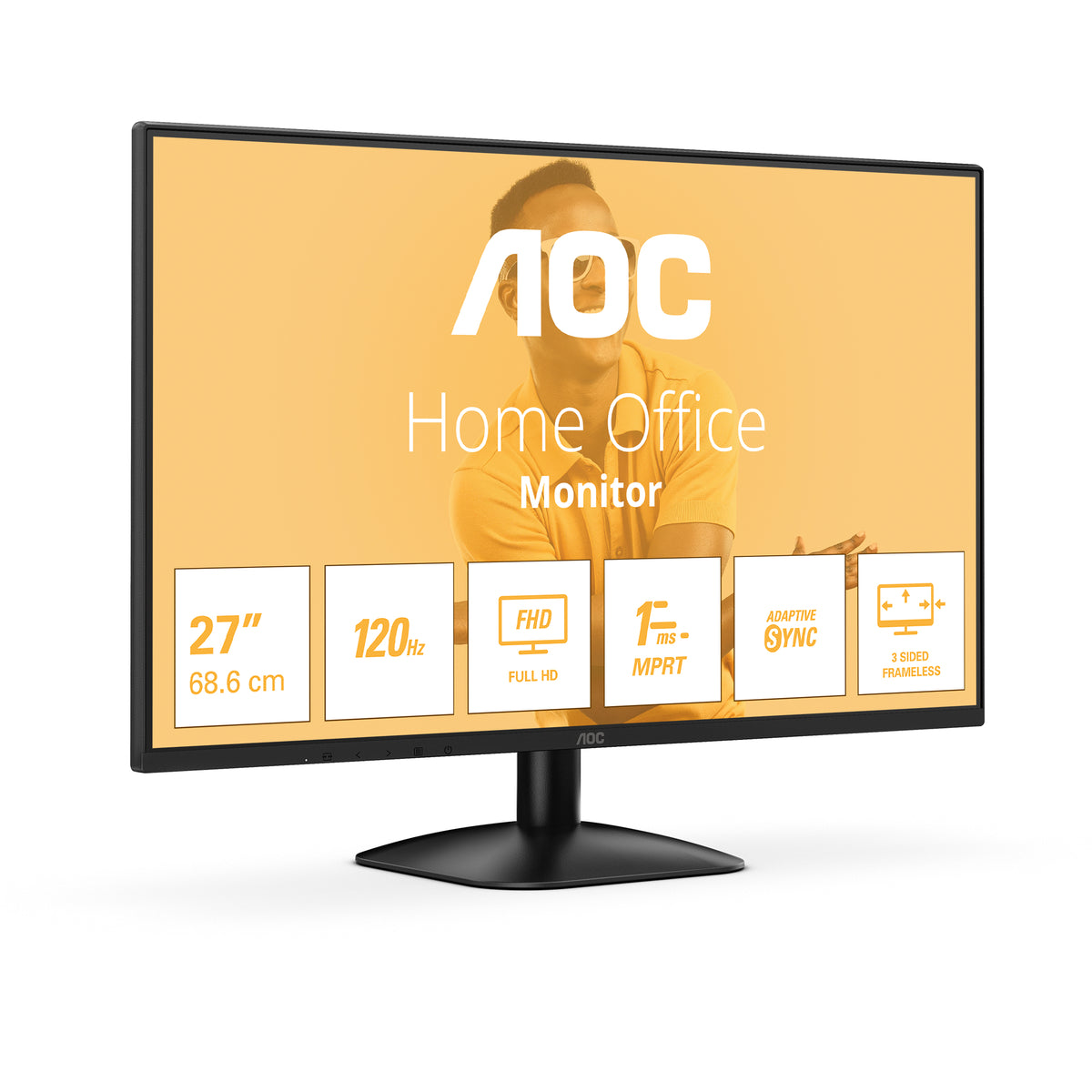 Monitor AOC 27B31H 27" IPS FHD 120Hz 4ms Preto - imagem 6