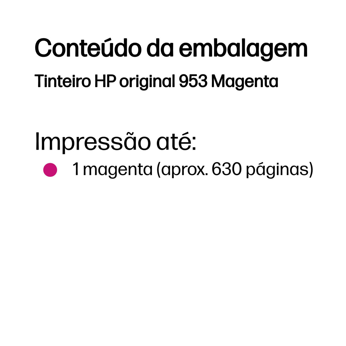 HP Ink 953 / F6U13AE Magenta Standard - imagem 4