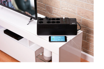 UPS APC Back 650VA/400W 8 tomas Schuko USB A+C - imagem 7