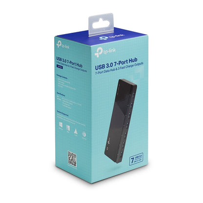 Hub USB 3.0 TP-Link UH700/ 7xUSB/ 1xMicroUSB DC/ preto
