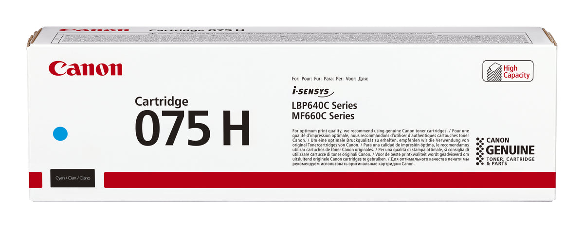 Canon Toner Cartridge 075 H C / 6368C002 Cyan