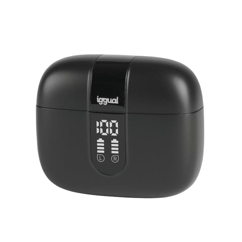 Auscultadores iggual auscultadores Sem Fios TWS Bluetooth negr - imagem 12