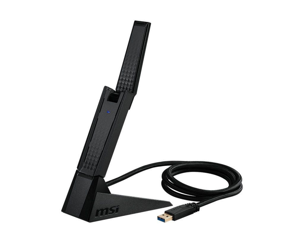 Adaptador de Rede MSI GUAXE54 AXE5400 WiFi6E USB Adaptador - imagem 9