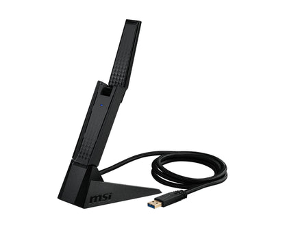 Adaptador de Rede MSI GUAXE54 AXE5400 WiFi6E USB Adaptador - imagem 9