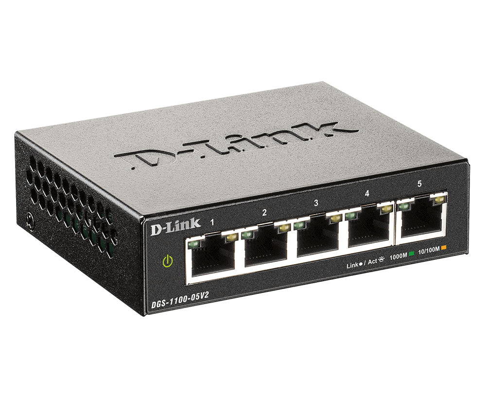 Switch de Rede D-Link DGS-1100-05V2 5xGigabit EasySmart - imagem 4