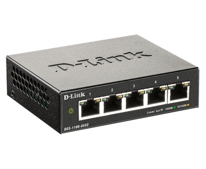 Switch de Rede D-Link DGS-1100-05V2 5xGigabit EasySmart - imagem 4