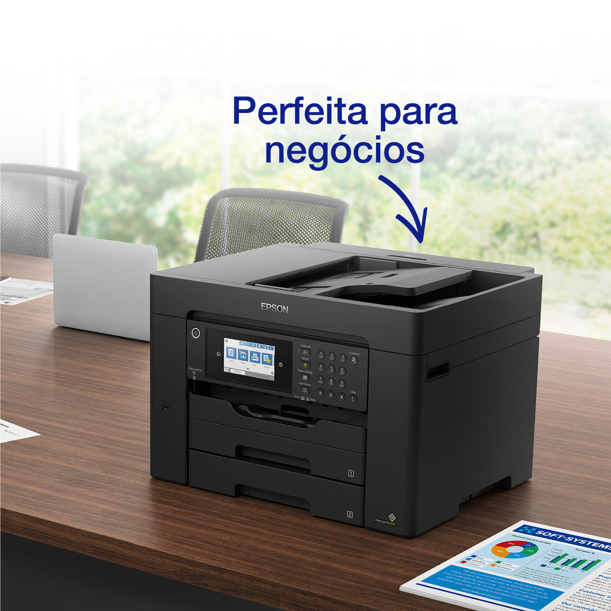 Impressora multifunções Epson Multifunções WorkForce WF-7840DTWF - imagem 5