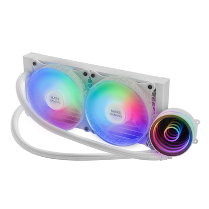 Sistema de Arrefecimento Líquido Mars Gaming ML-ONE240W/ branco