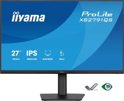 Monitor iiyama ProLite XB2791QS / XB2791QS-B1 preto - imagem 2