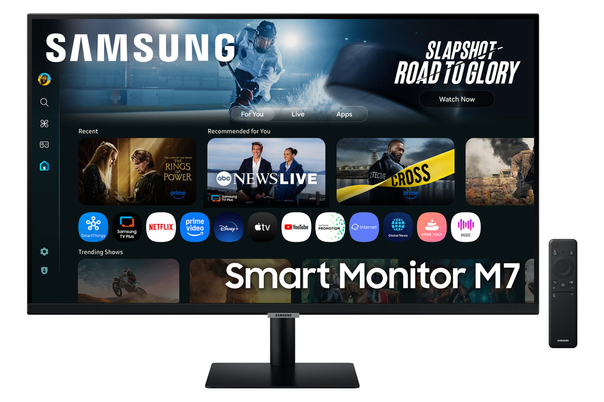 Smart Monitor Samsung M7 S32FM702UU 32"/ 4K/ Multimedia/ Smart TV/ preto