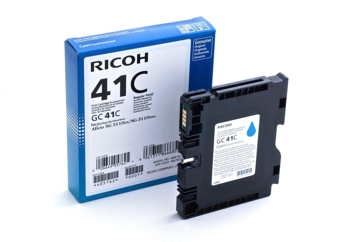 Ricoh Ink GC41C / 405762 Cyan Standard - imagem 4