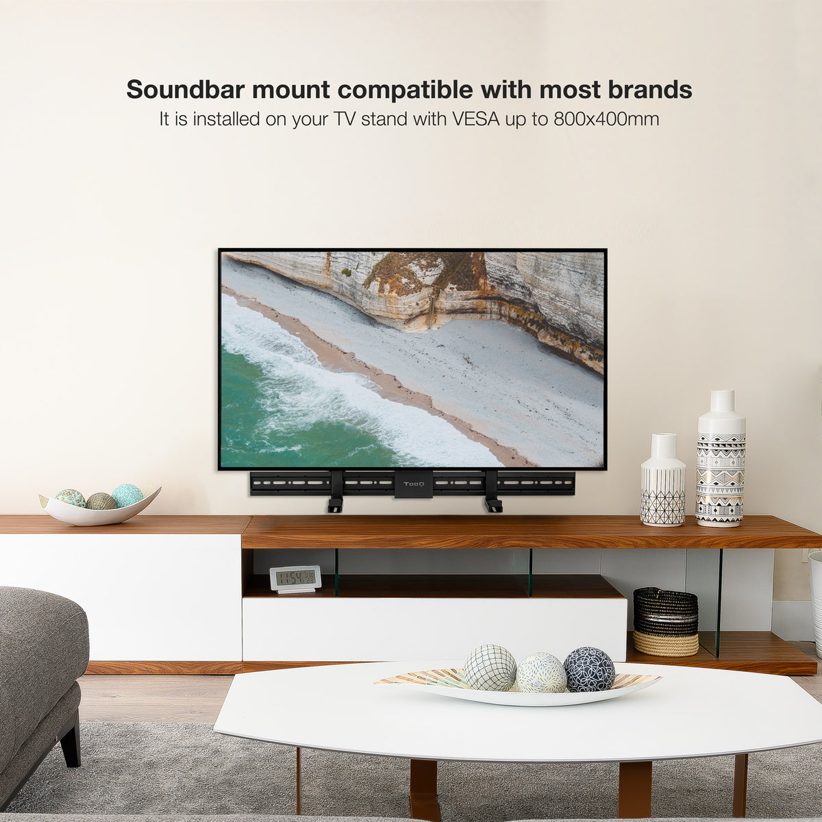 Tooq Soporte Barra Sonido para TV Multinstalación - imagem 8