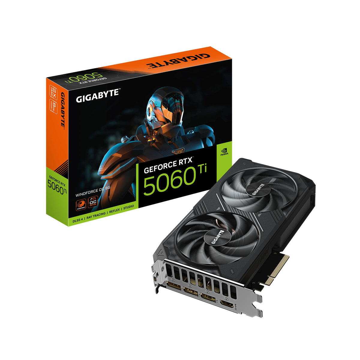 Placa gráfica Gigabyte VGA NVIDIA RTX 5060 Ti WF OC 8G DDR7 - imagem 4