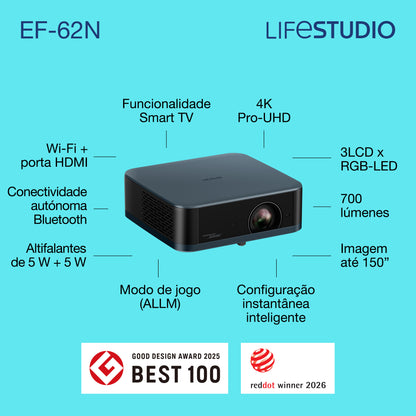 Projetor Epson EF-62N / V11HB73440 Metallic, Navy - imagem 4