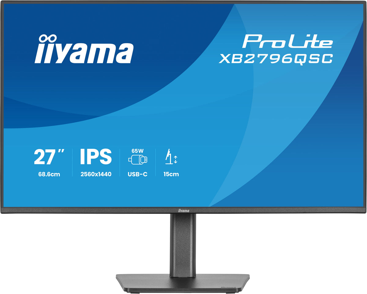 Monitor iiyama ProLite XB2796QSC / XB2796QSC-B1 preto - imagem 2