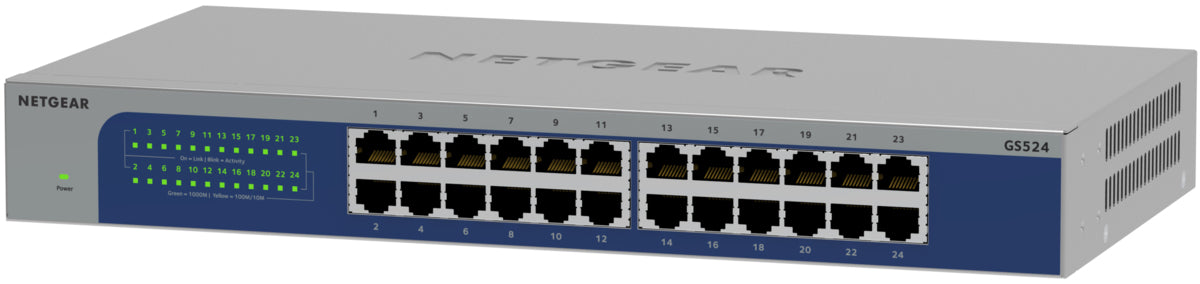 Switch de Rede Netgear GS524v3 / GS524-300EUS cinzento