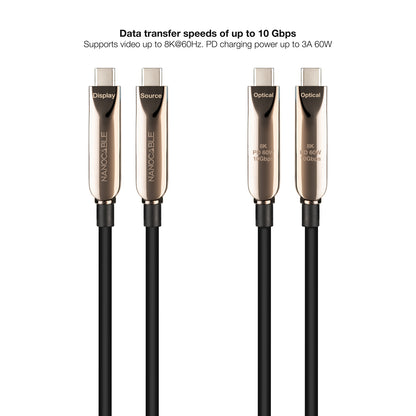 Cabo USB Nanocable Cabo USB3.2 Gen2x1 AOC 60W 8K, 15m - imagem 44