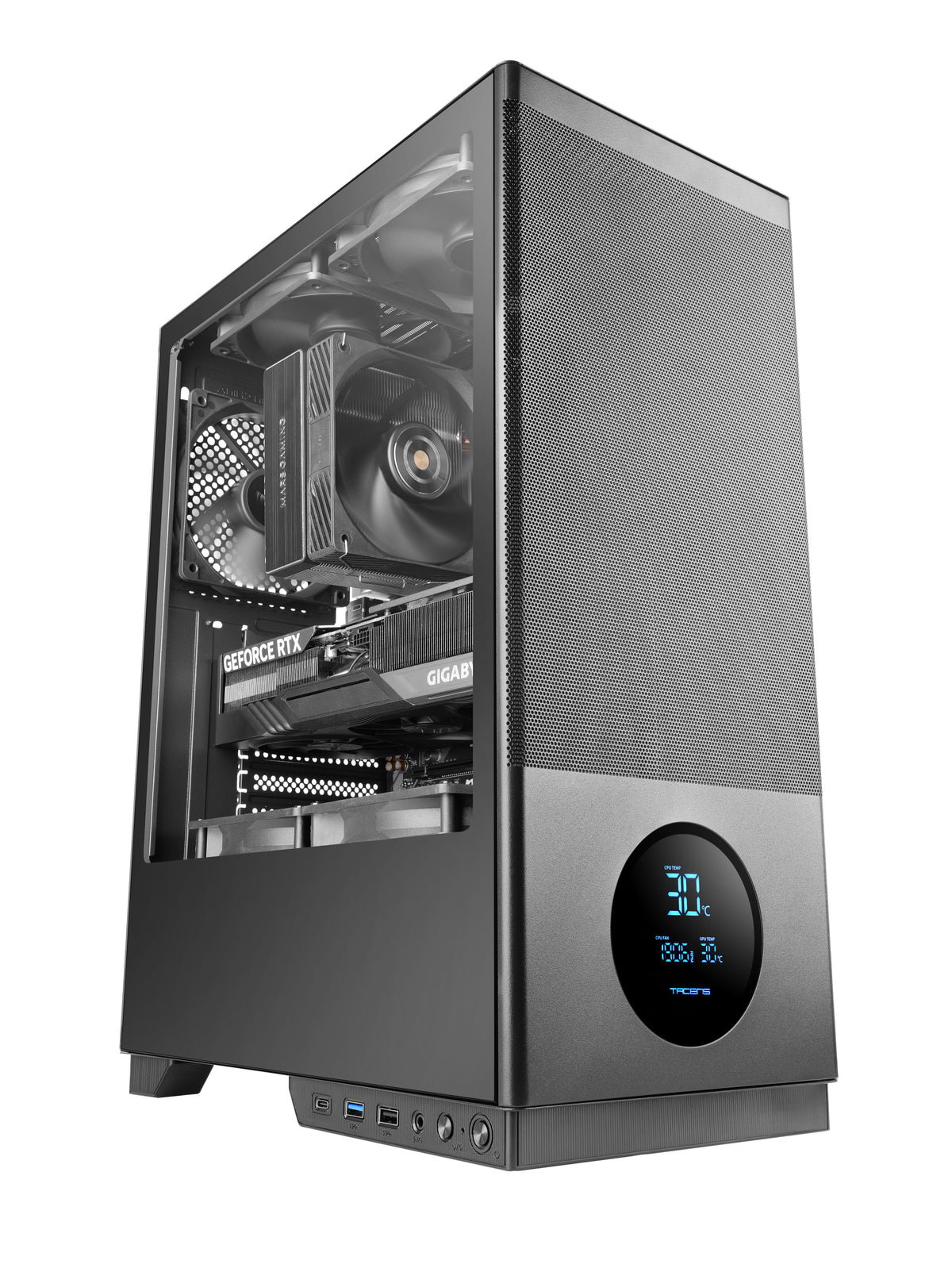 Caixa de Computador TACENS Caja Atx Ecrã Ventis 3X120mm Preto - imagem 6