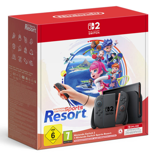 Nintendo Switch 2/ Inclui Código Juego Nintendo Switch Sports Resort + Código 3 Meses Online