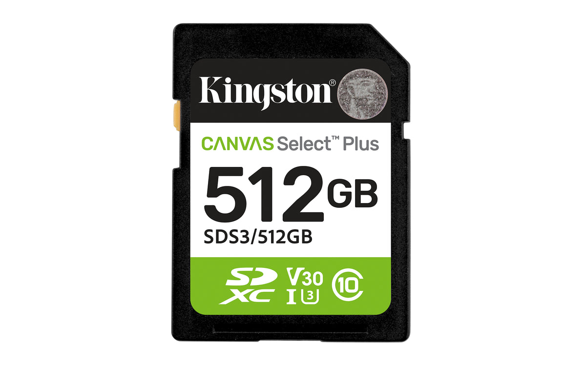 Cartão de Memória Kingston SDS3 microSDXC 512GB Gen3 150MB/s A1