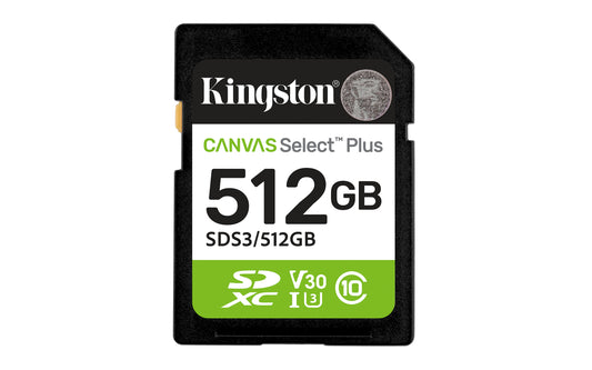 Cartão de Memória Kingston SDS3 microSDXC 512GB Gen3 150MB/s A1