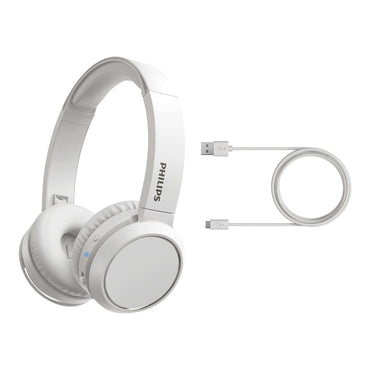 Auscultadores Philips TAH4205/ sem fios/ com microfone/ Bluetooth/ Branco