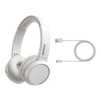 Auscultadores Philips TAH4205/ sem fios/ com microfone/ Bluetooth/ Branco