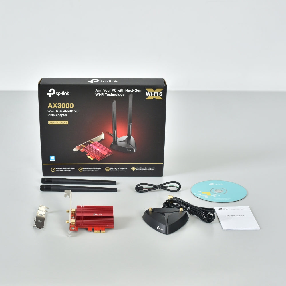 Adaptador de Rede TP-Link TX3000E / ARCHER TX3000E preto, vermelho - imagem 4