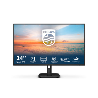 Monitor Profesional Philips 24E1N1100A 23.8"/ Full HD/ Multimedia/ preto