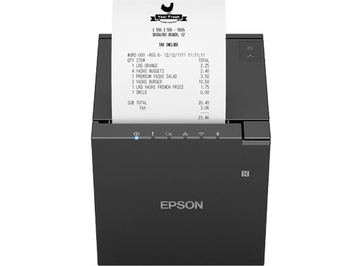 impressora de talões Epson TM-m30III (112)/ Térmica/ largura papel 80mm/ USB-Ethernet/ preta