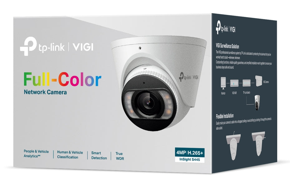 Câmara de Vigilância VIGI S445(4mm) Cámara NW Turret 4MP Full-cores - imagem 9