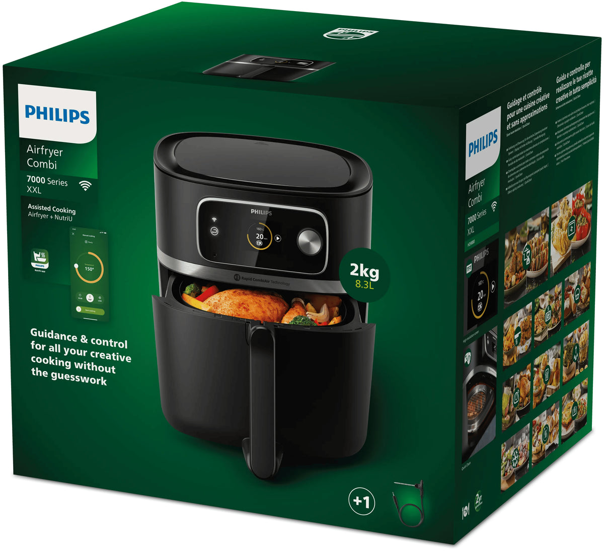 Fritadeira de Ar Philips Hot Série 7000 / HD9880/90 preto XXL - imagem 5