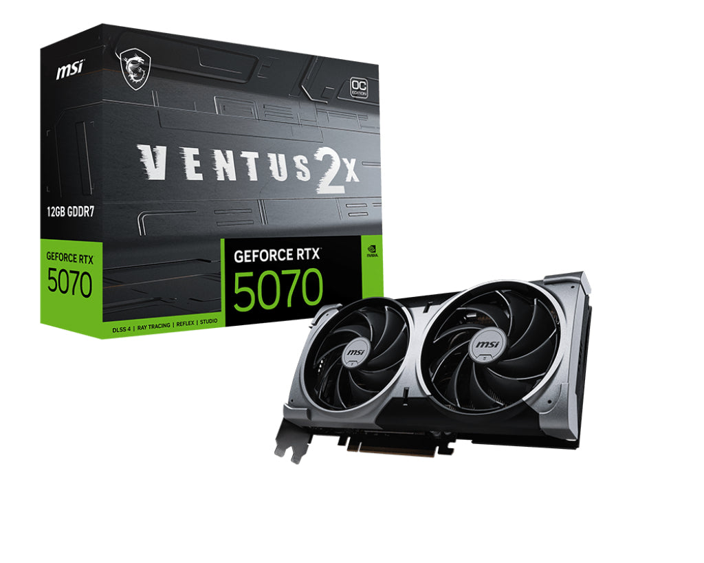 Placa gráfica MSI VGA NVIDIA RTX 5070 12G VENTUS 2X OC DDR7 - imagem 4