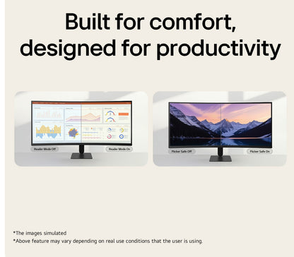 Monitor LG 34U601B-B 34" WQHD 120hz HDMI DP curv - imagem 12