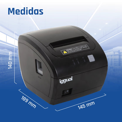 Impressora iggual térmica TP EASY 80 USB+RJ11 WiFi - imagem 12