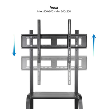 Tooq FS20101M-B Soporte suelo ruedas Coloso 37-100 - imagem 7