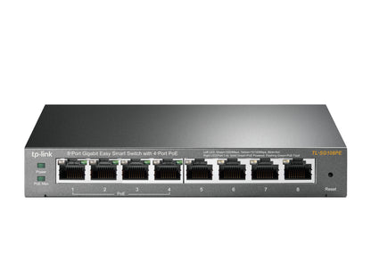 Switch de Rede TP-LINK TL-SG108PE 8xGB 4xGB PoE