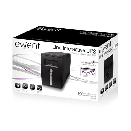 UPS EWENT SAI EW3946 600VA Line Interactive - imagem 9