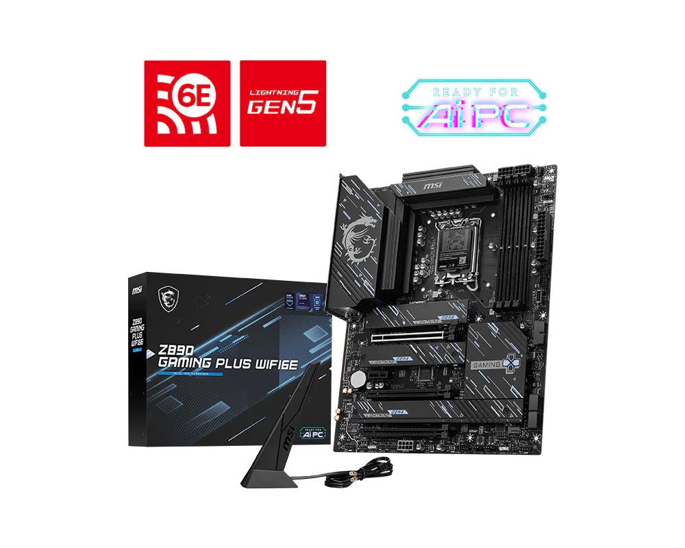 MSI Placa Base Z890 de jogos PLUS WIFI6E ATX LGA1851 - imagem 5