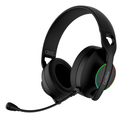 Coolbox de jogos auscultadores Diadema Mic WB01 RF+BT
