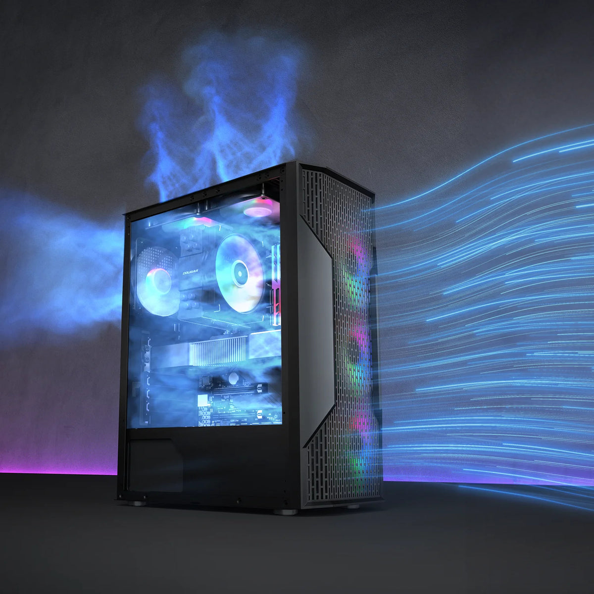 Caixa de Computador Cougar Caja Semitorre MX110 Rgb - imagem 16