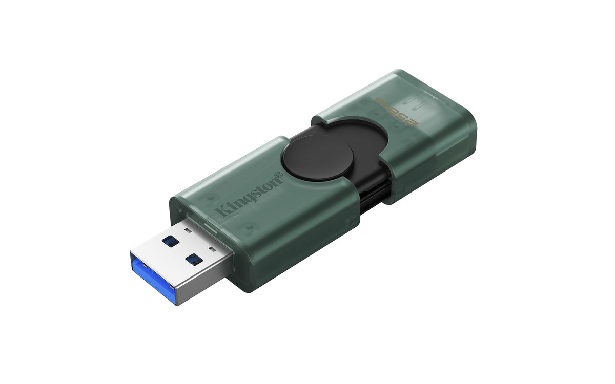 Pen USB Kingston DataTraveler 256GB USB 3.2 Gen1 DuoG2 - imagem 8